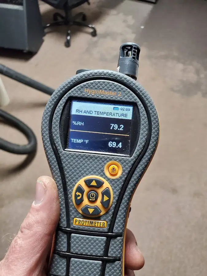 Moisture meter humidity assessment for Mold Remediation & Removal in East Bakersfield